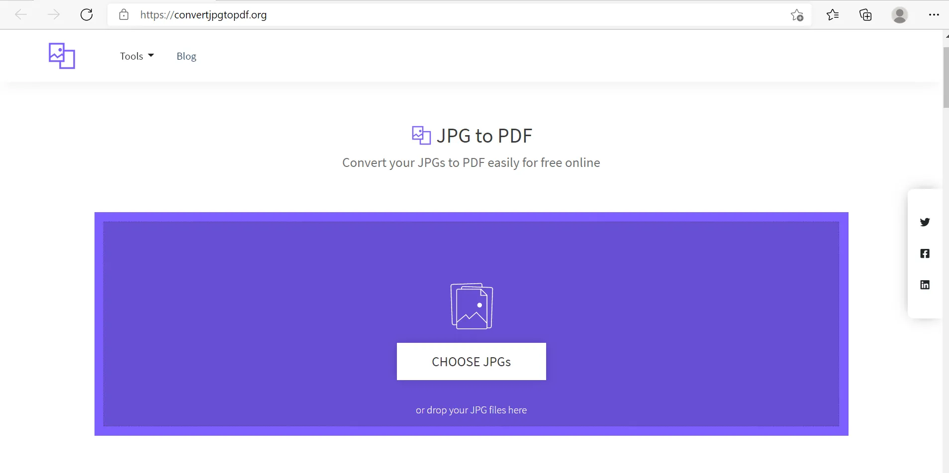 Convert jpg to pdf.org